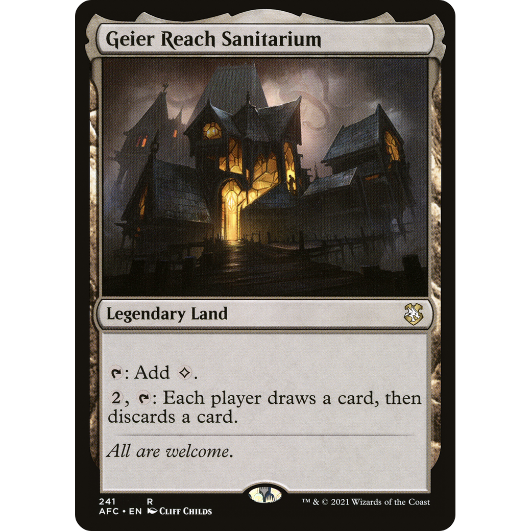 Geier Reach Sanitarium (AFC-241) - Forgotten Realms Commander