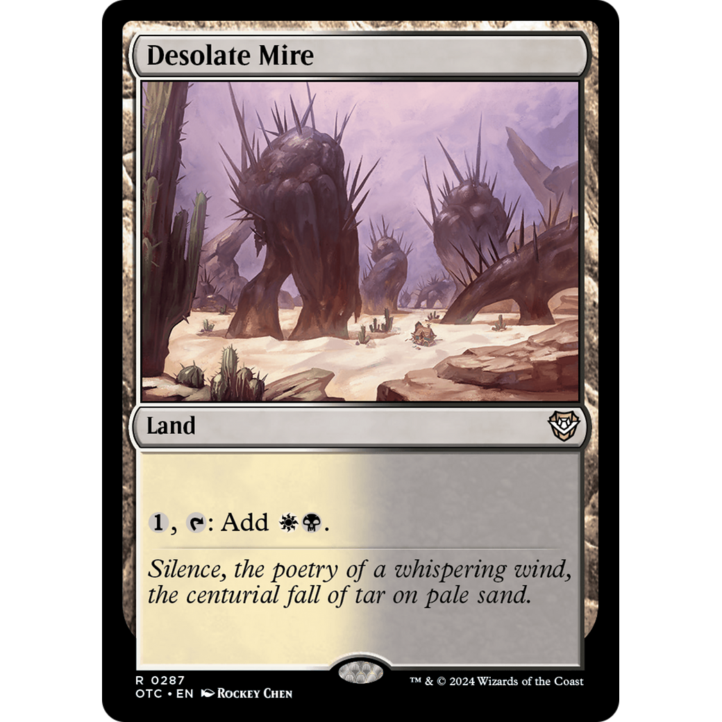 Desolate Mire (OTC-287) - Outlaws of Thunder Junction Commander