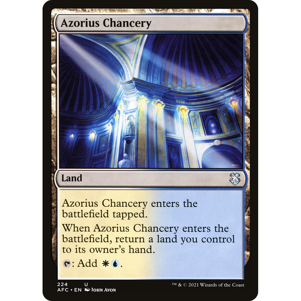 Azorius Chancery (AFC-224) - Forgotten Realms Commander