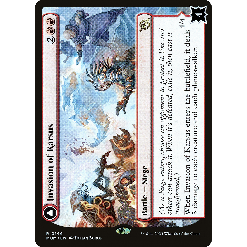 Invasion of Karsus // Refraction Elemental (PRE-146S) - March of the Machine Promos Foil