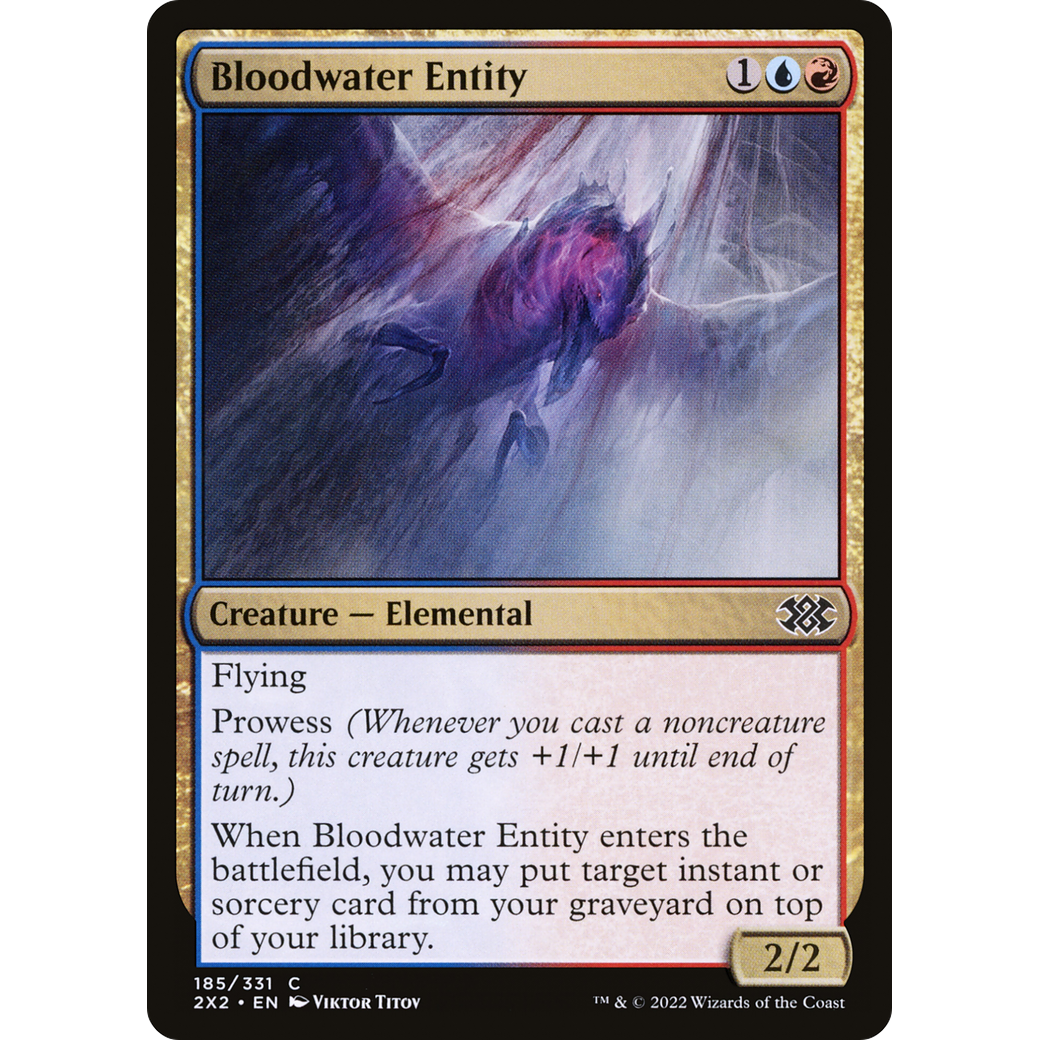 Bloodwater Entity (2X2-185) - Double Masters 2022 Foil
