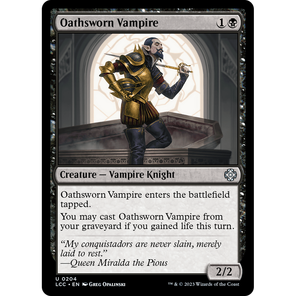 Oathsworn Vampire (LCC-204) - The Lost Caverns of Ixalan Commander