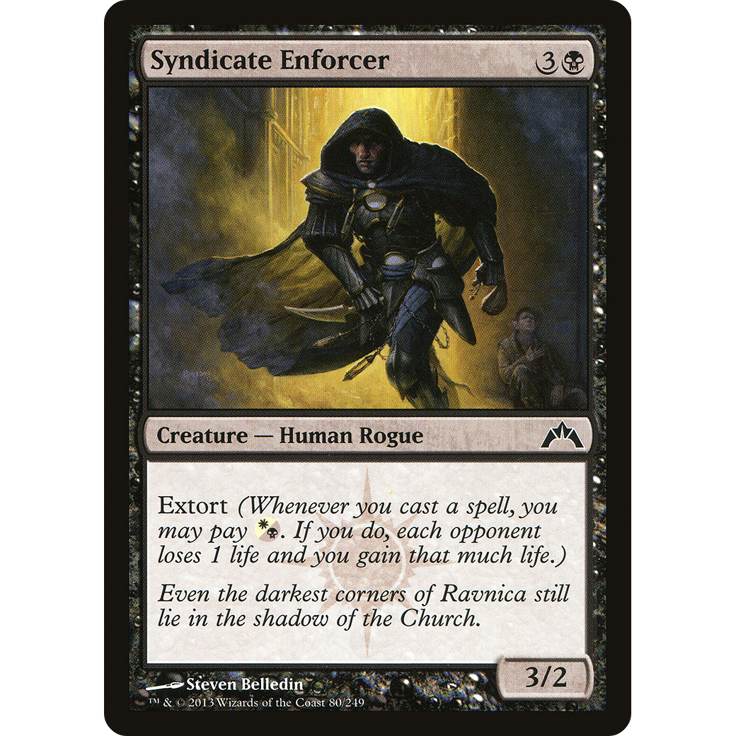 Syndicate Enforcer (GTC-080) - Gatecrash Foil