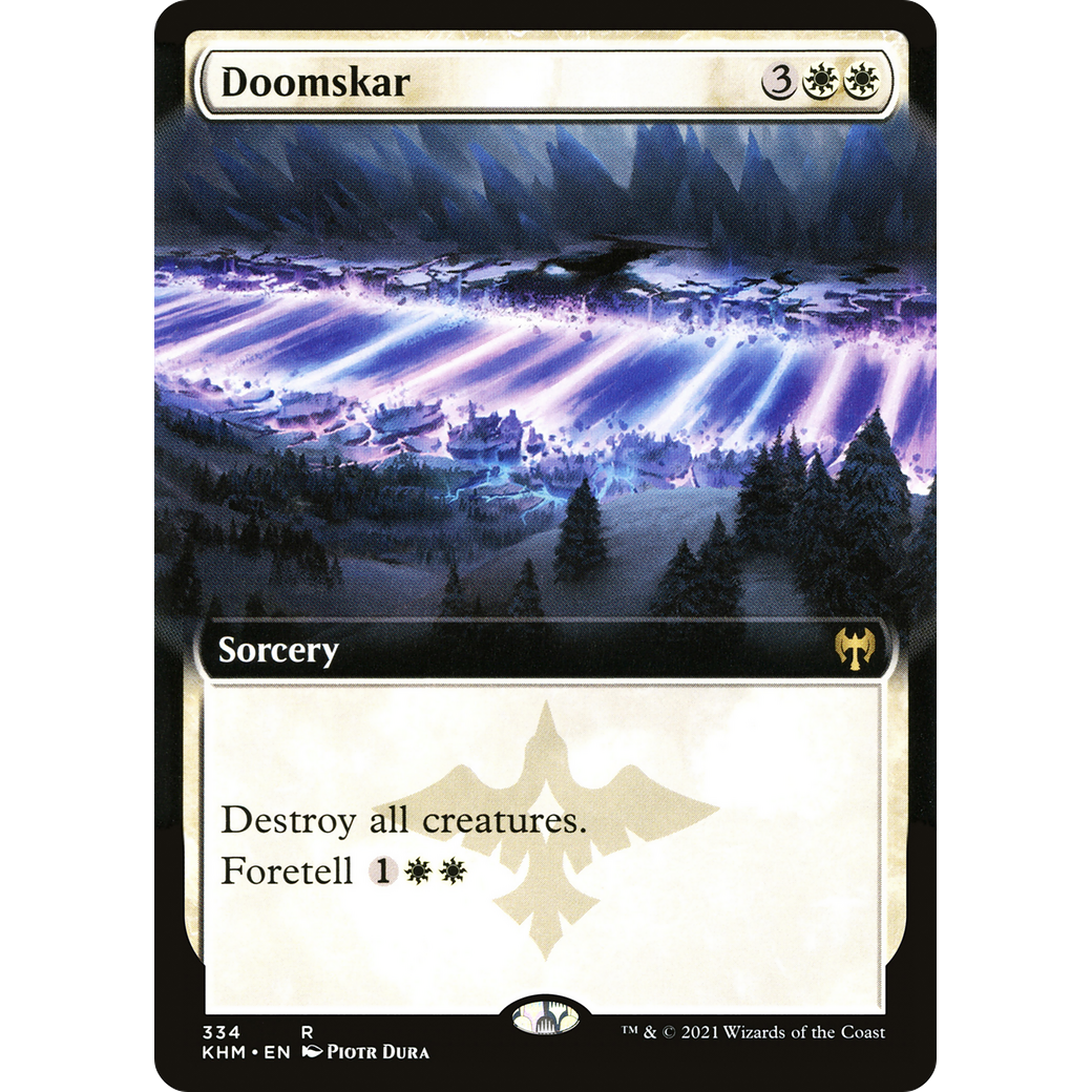 Doomskar (Extended Art) (KHM-334) - Kaldheim: (Extended Art) Foil