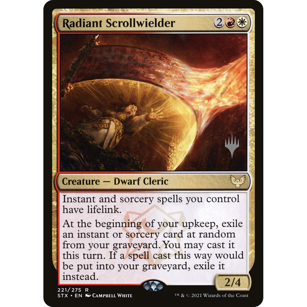 Radiant Scrollwielder (PPSTX-221) - Strixhaven: School of Mages Promos