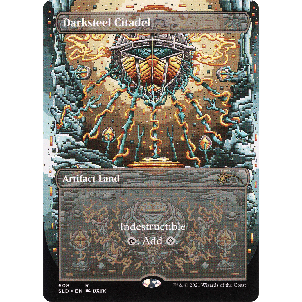 Darksteel Citadel (SLD-608) - Secret Lair Drop (Borderless)