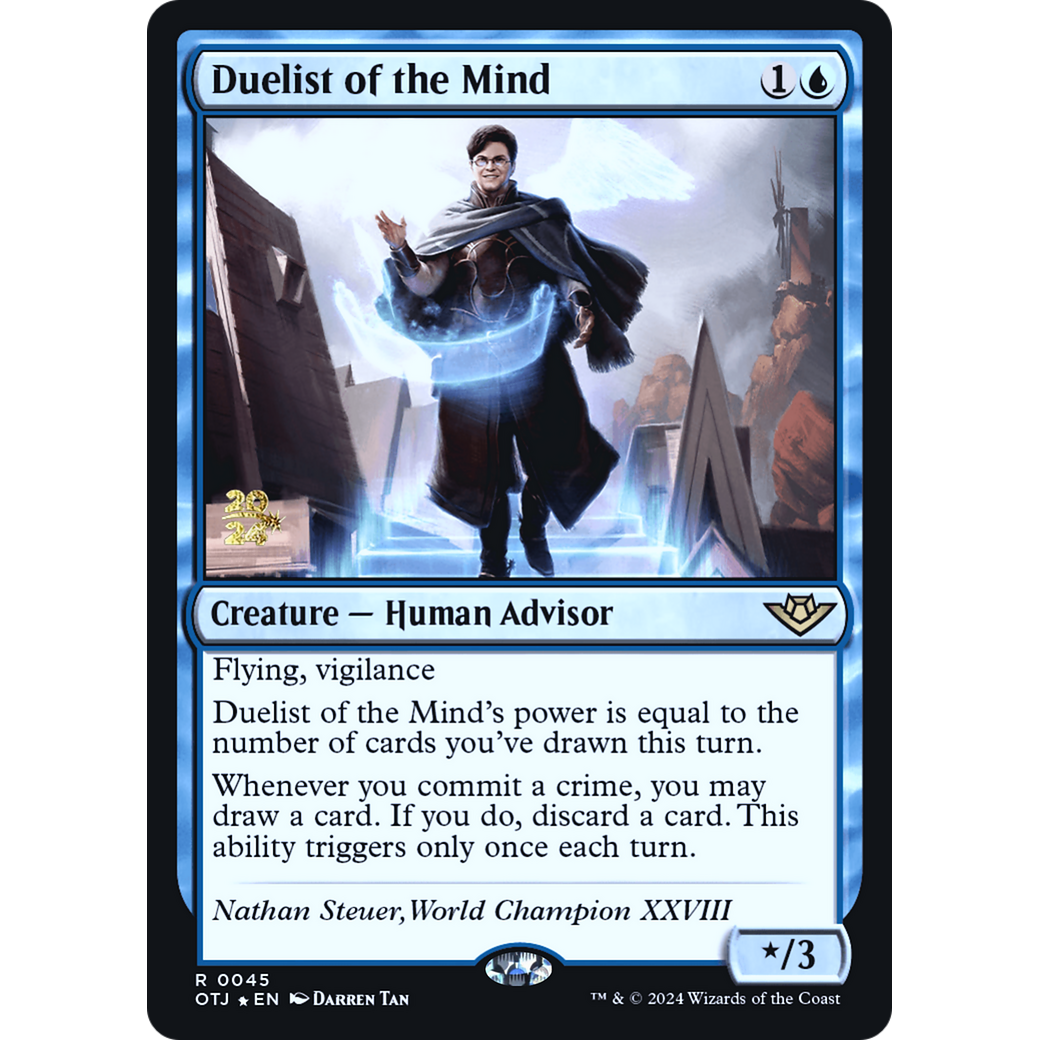 Duelist of the Mind (PRE-45S) - Outlaws of Thunder Junction Promos Foil