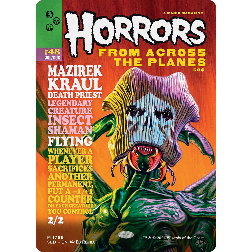 Mazirek, Kraul Death Priest (1766) (SLD-1766) - Secret Lair Drop (Borderless)
