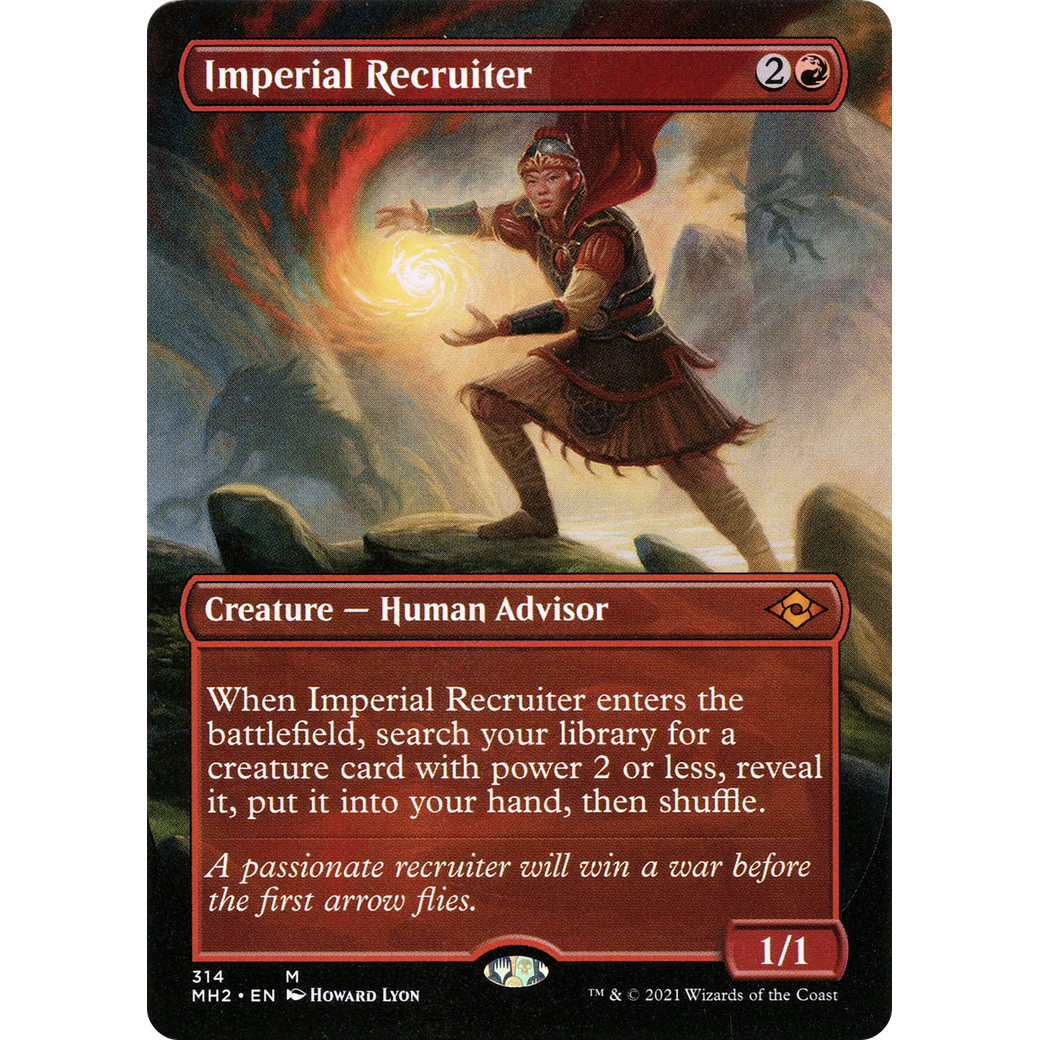 Imperial Recruiter (Borderless) (MH2-314) - Modern Horizons 2 (Borderless)