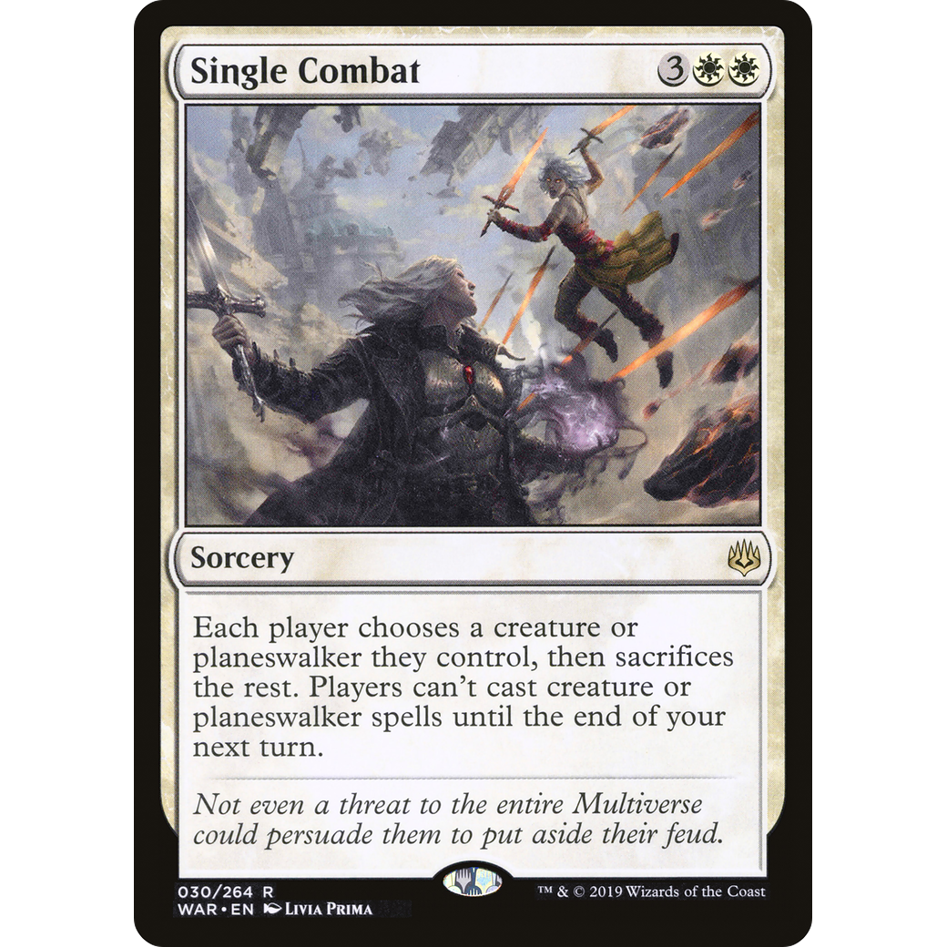 Single Combat (WAR-030) - War of the Spark Foil