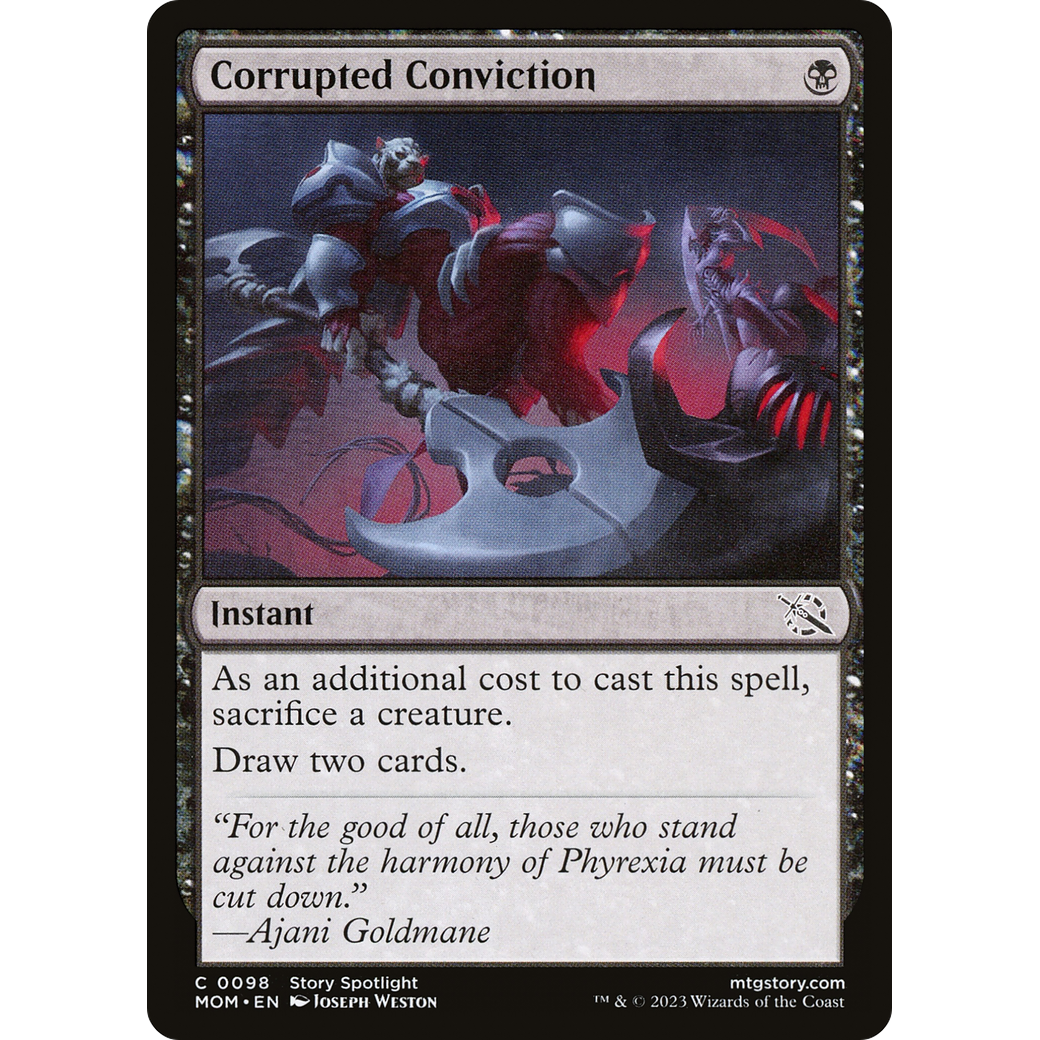 Corrupted Conviction (MOM-098) - March of the Machine Foil