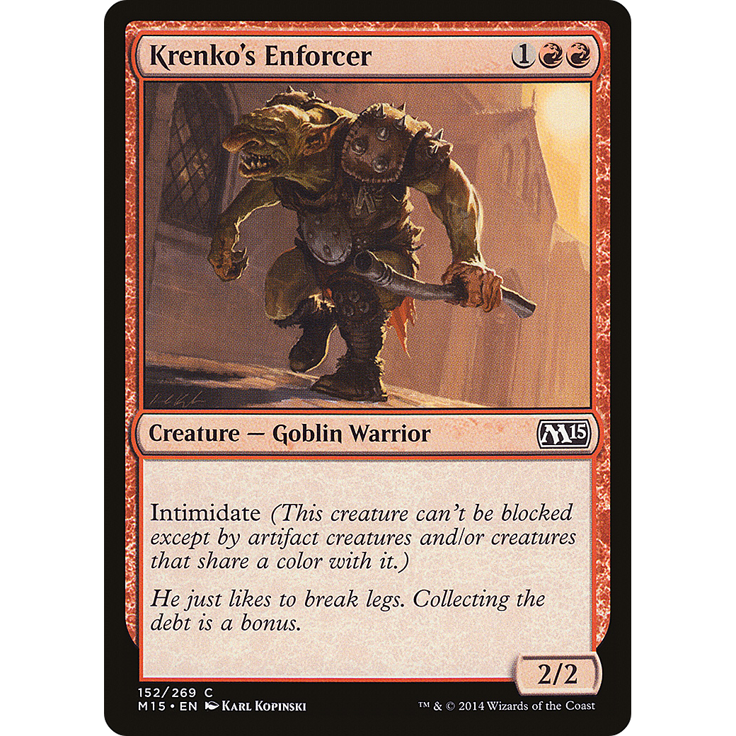 Krenko's Enforcer (M15-152) - Magic 2015 Foil