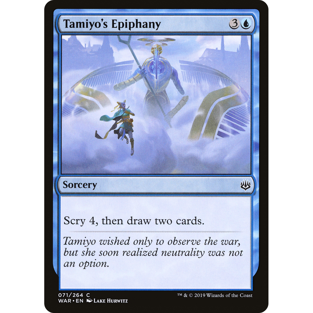 Tamiyo's Epiphany (WAR-071) - War of the Spark Foil