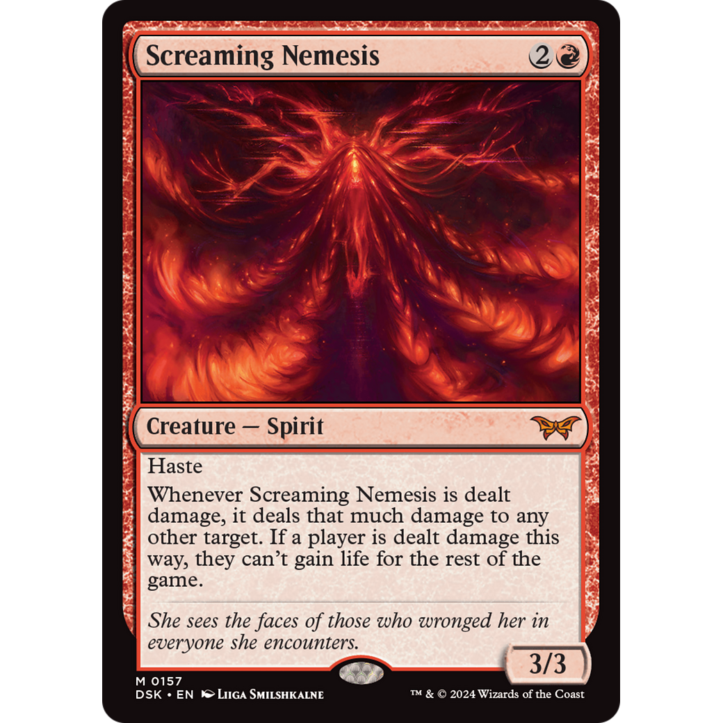 Screaming Nemesis (DSK-157) - Duskmourn: House of Horror Foil