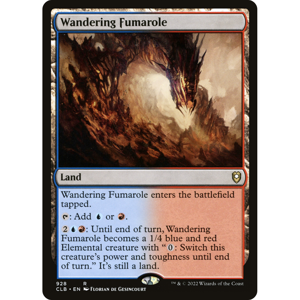 Wandering Fumarole (CLB-928) - Commander Legends: Battle for Baldur's Gate