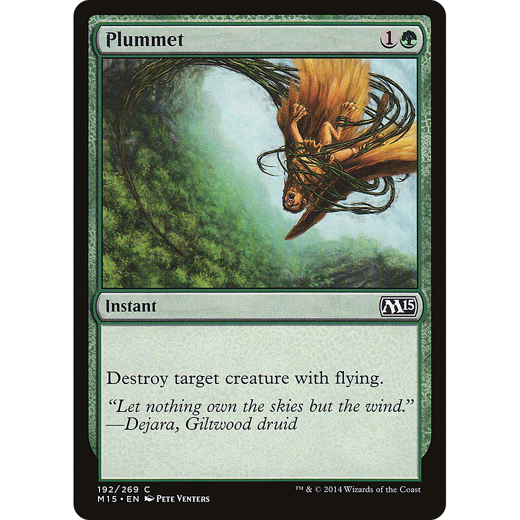 Plummet (M15-192) - Magic 2015 Foil