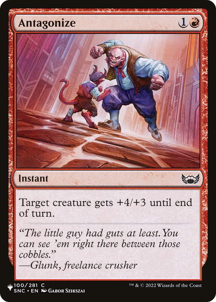 Antagonize (LIST-100) - The List Reprints