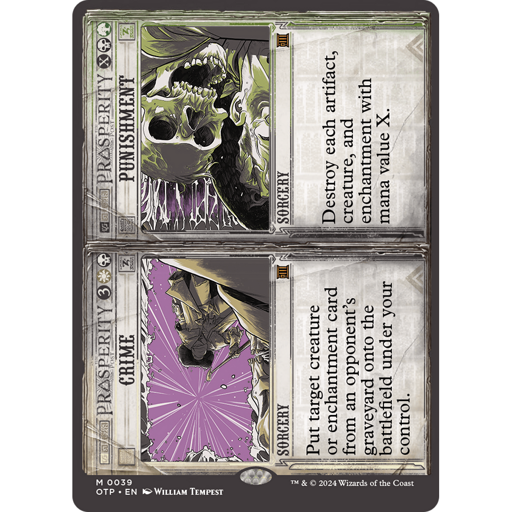 Crime // Punishment (OTP-039) - Breaking News: (Showcase) (Borderless) Foil