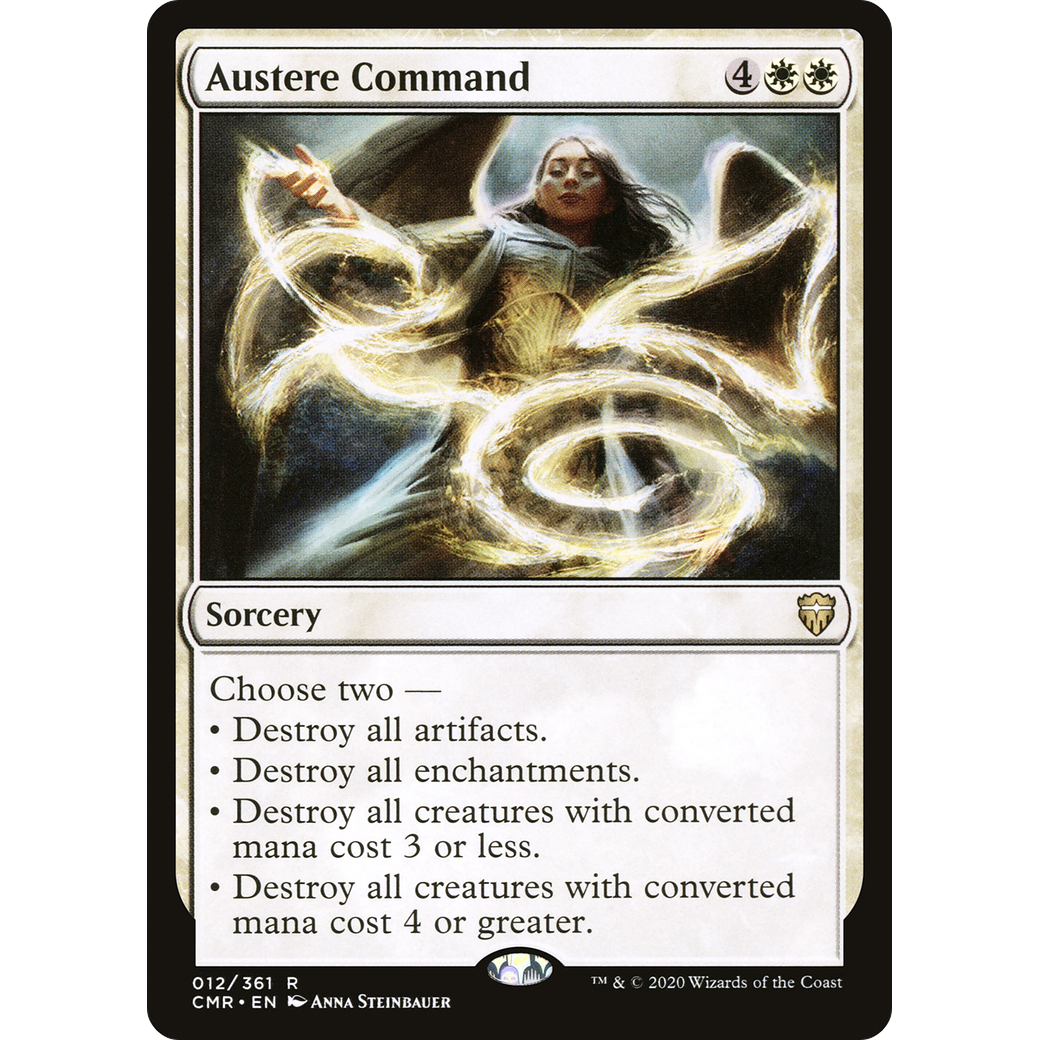 Austere Command (CMR-012) - Commander Legends
