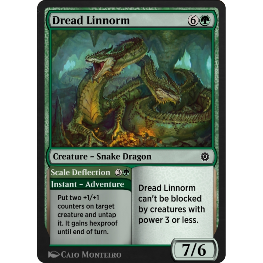 Dread Linnorm // Scale Deflection (HBG-206) - Alchemy Horizons: Baldur's Gate