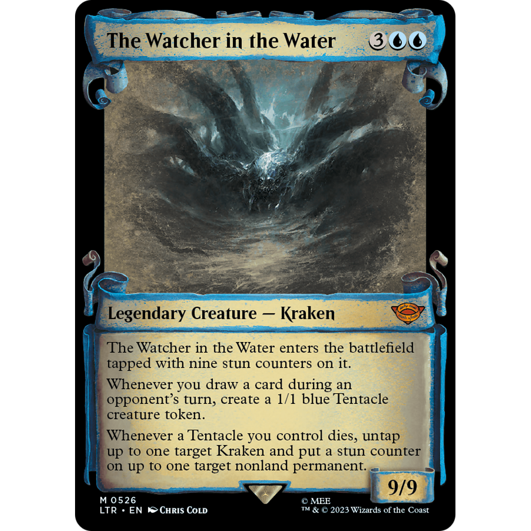 The Watcher in the Water (LTR-526) - The Lord of the Rings: Tales of Middle-earth: (Showcase) Foil
