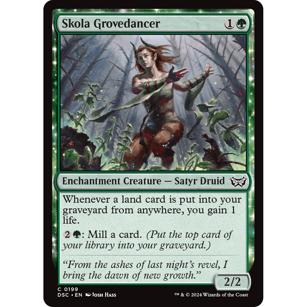 Skola Grovedancer (DSC-199) - Duskmourn: House of Horror Commander