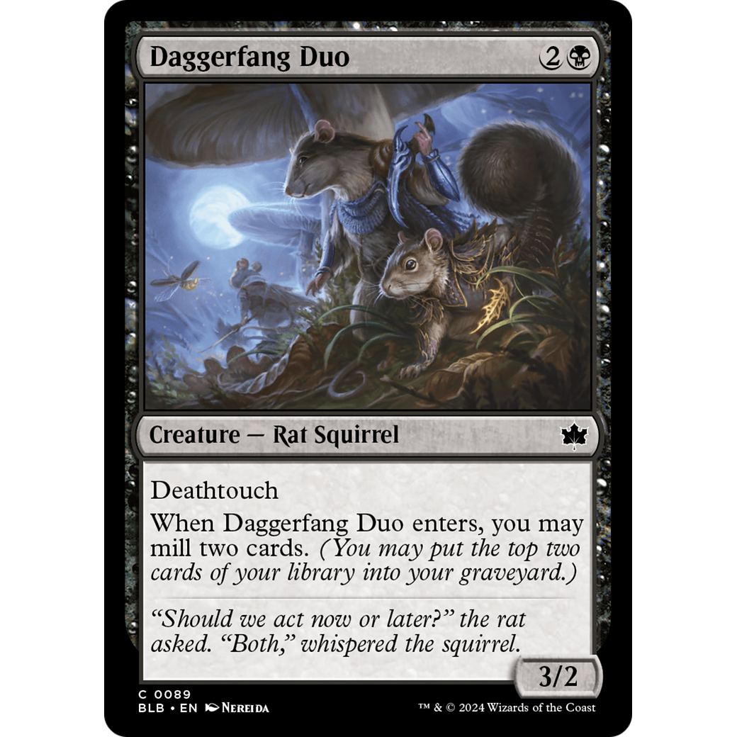 Daggerfang Duo (BLB-089) - Bloomburrow Foil
