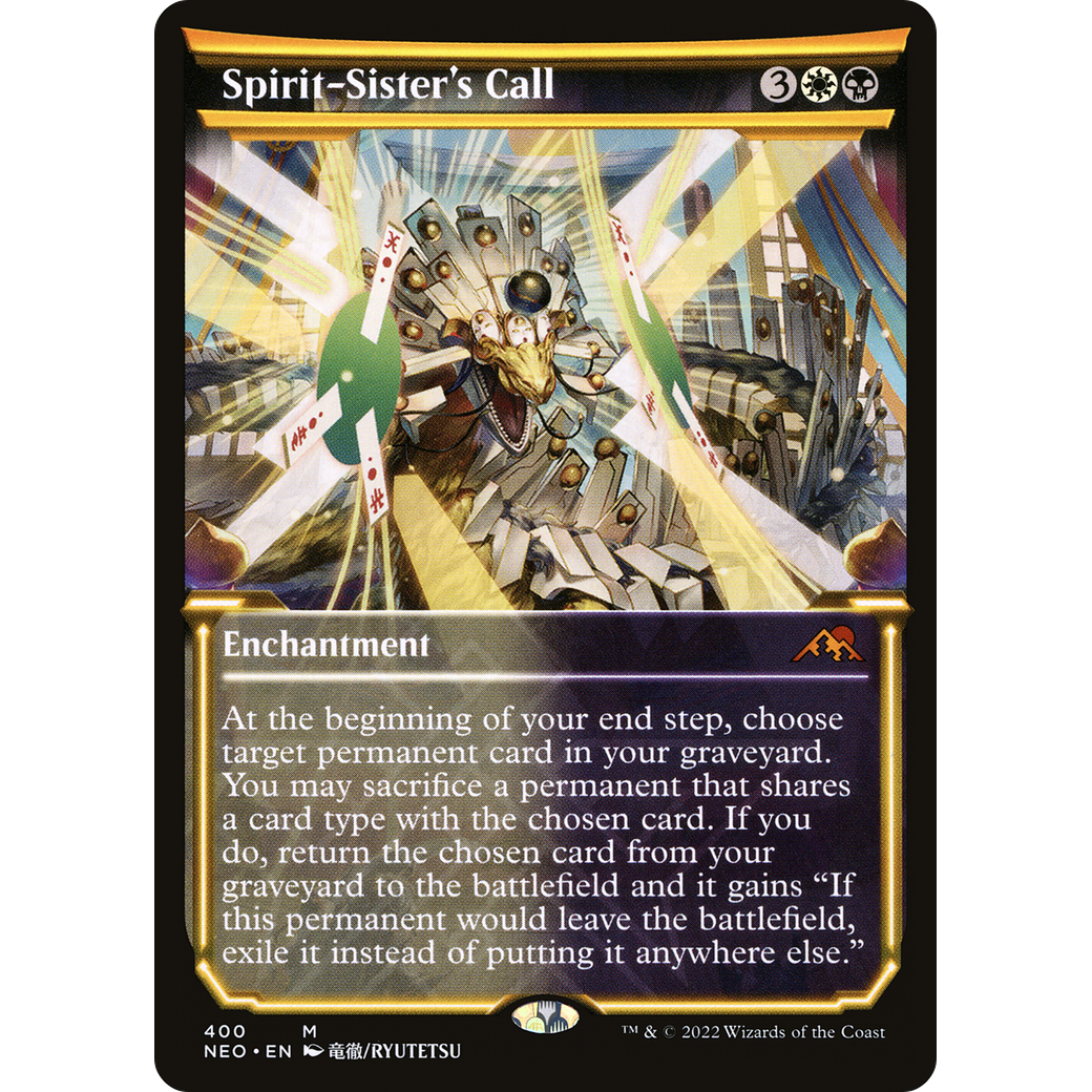 Spirit-Sister's Call (NEO-400) - Kamigawa: Neon Dynasty: (Showcase)