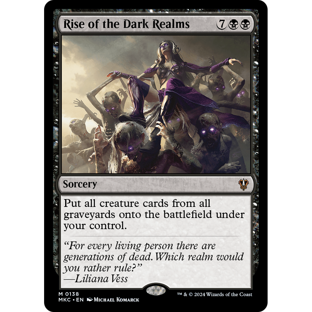 Rise of the Dark Realms (MKC-138) - Murders at Karlov Manor Commander