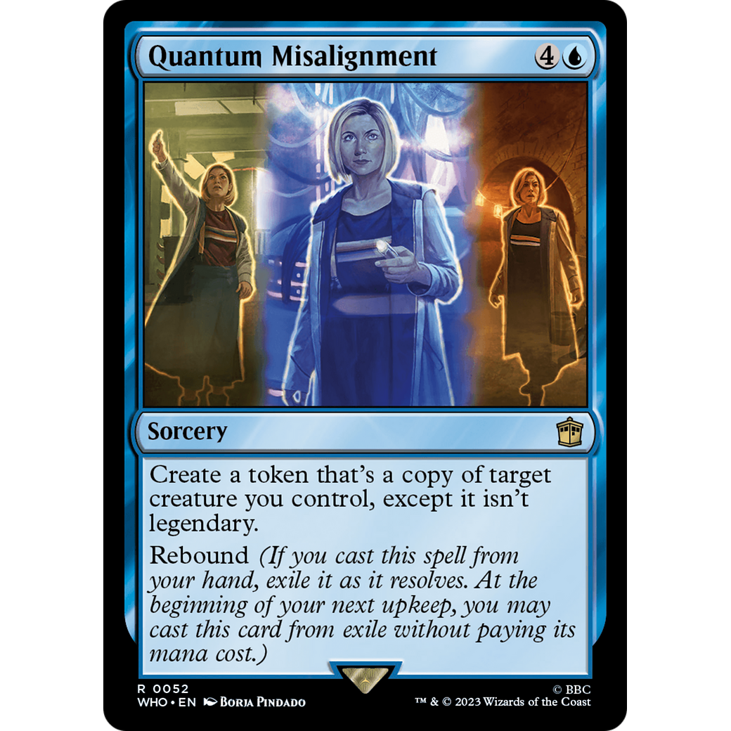 Quantum Misalignment (WHO-052) - Doctor Who Foil