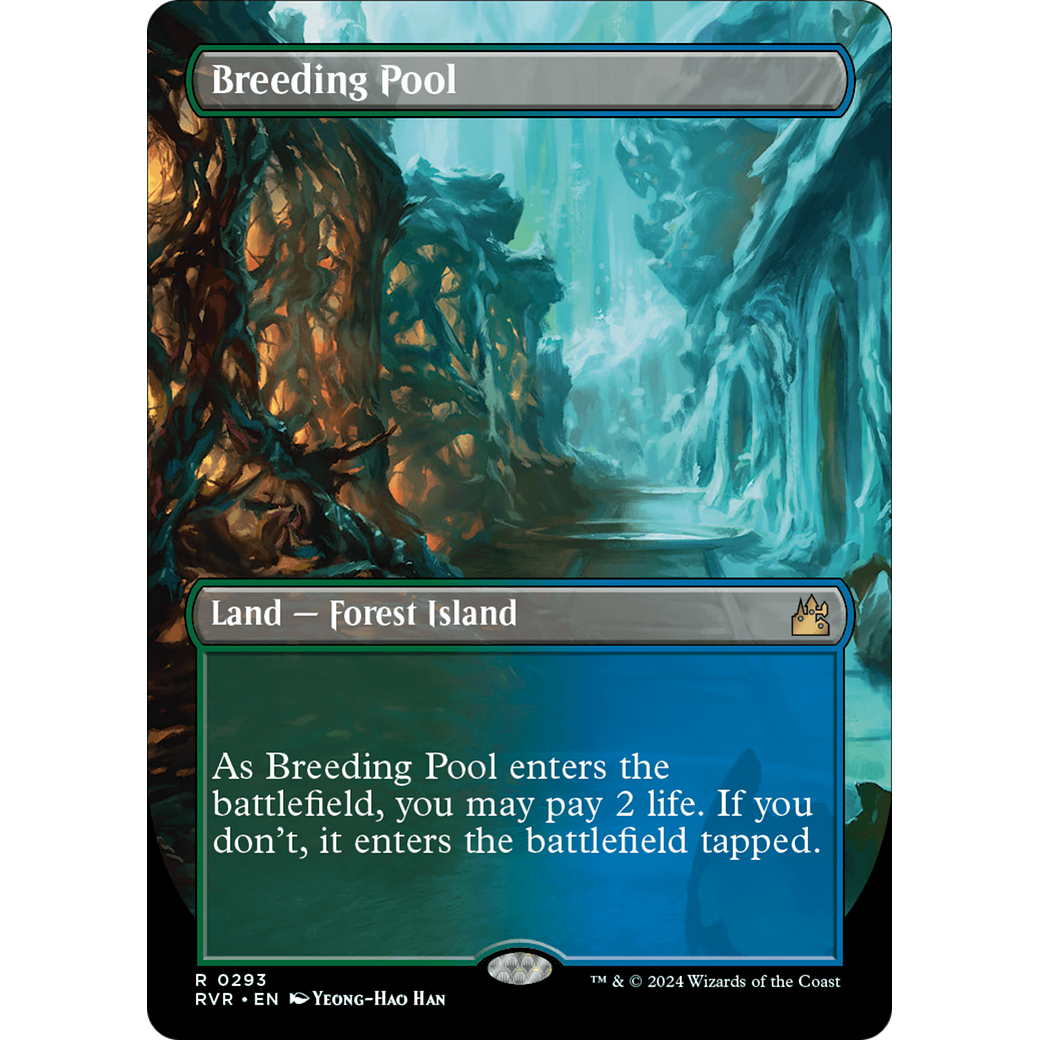 Breeding Pool (RVR-293) - Ravnica Remastered (Borderless)