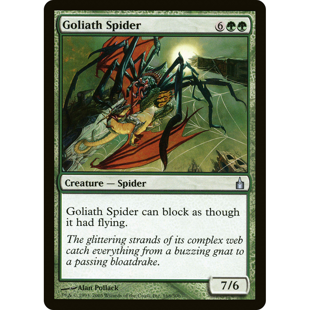Goliath Spider (RAV-168) - Ravnica: City of Guilds Foil
