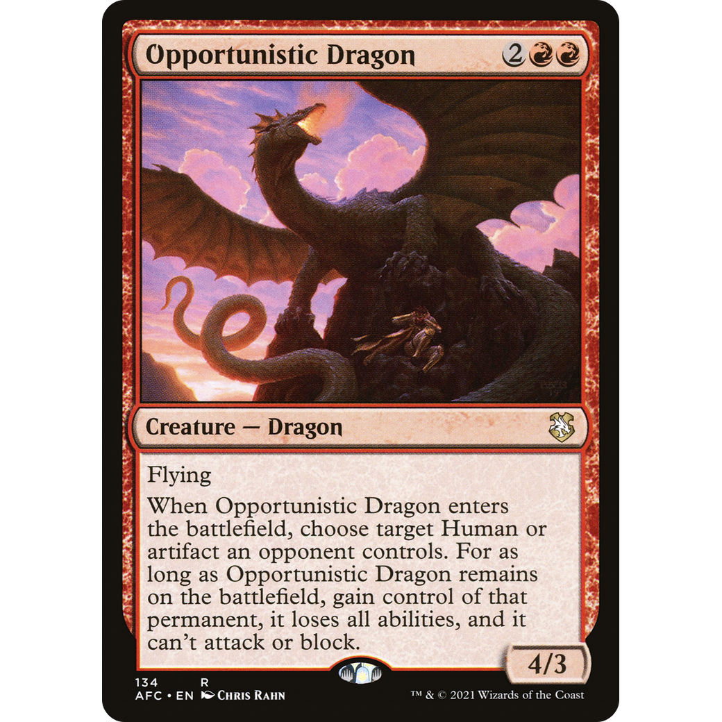 Opportunistic Dragon (AFC-134) - Forgotten Realms Commander