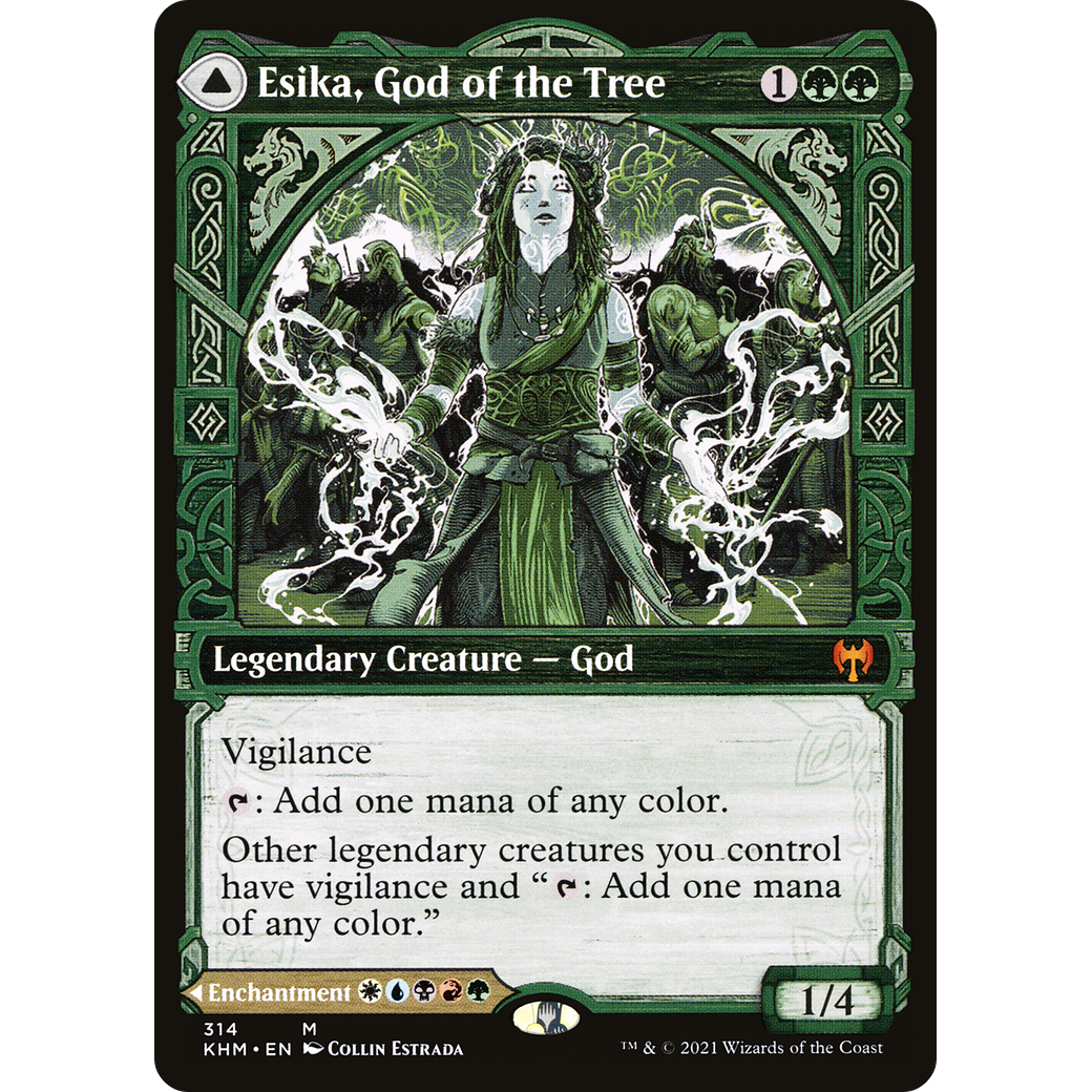 Esika, God of the Tree (Showcase) (KHM-314) - Kaldheim: (Showcase)