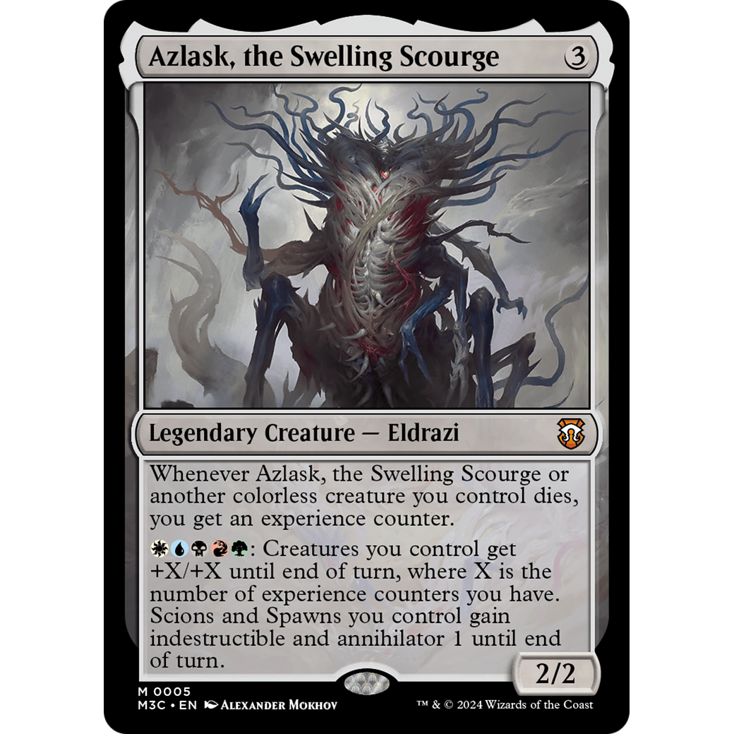 Azlask, the Swelling Scourge (M3C-005) - Modern Horizons 3 Commander Foil