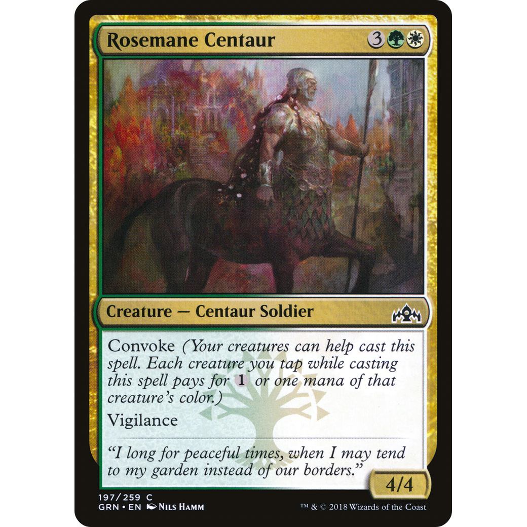 Rosemane Centaur (GRN-197) - Guilds of Ravnica