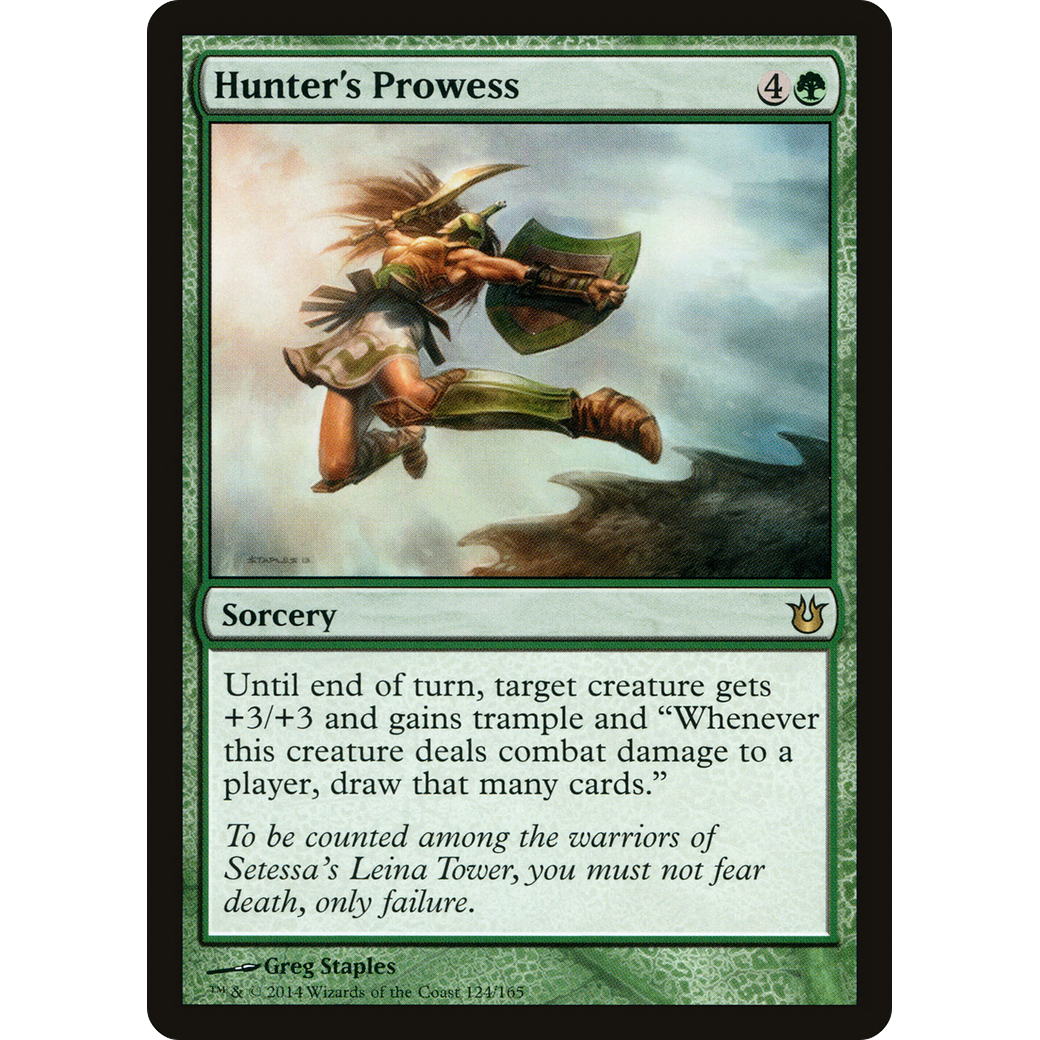 Hunter's Prowess (BNG-124) - Born of the Gods Foil