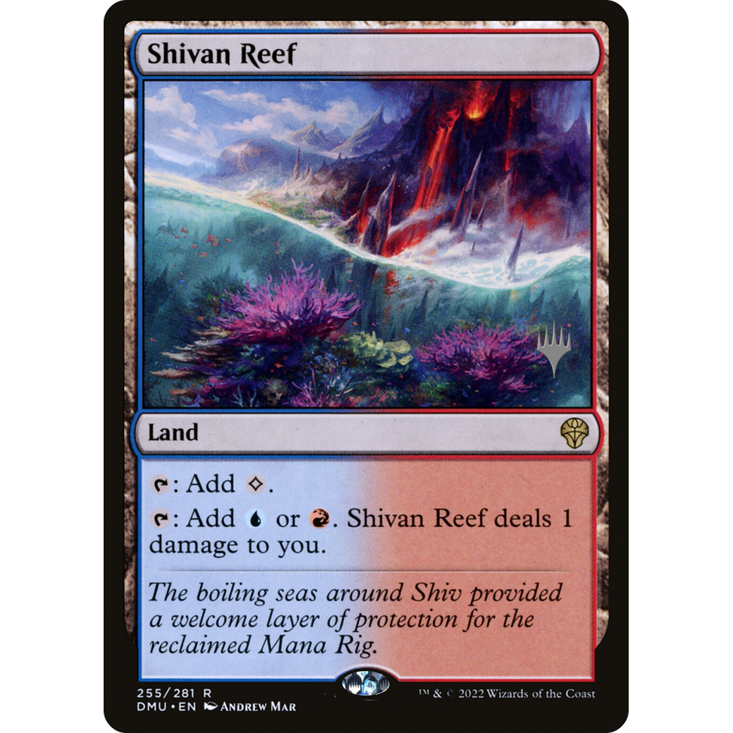 Shivan Reef (PPDMU-255) - Dominaria United Promos