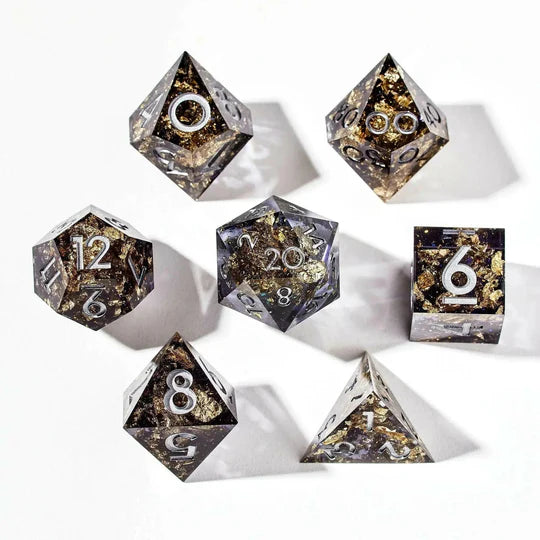 Celestial Skies 7-Piece Polyhedral Dice Set