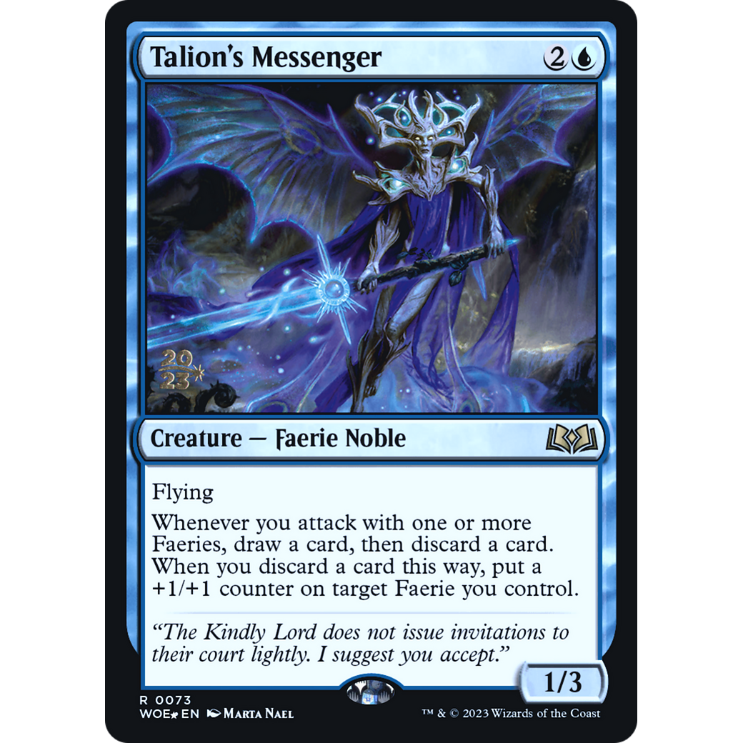 Talion's Messenger (PRE-73S) - Wilds of Eldraine Promos Foil