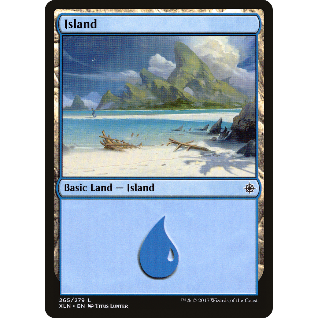 Island (265) (XLN-265) - Ixalan Foil