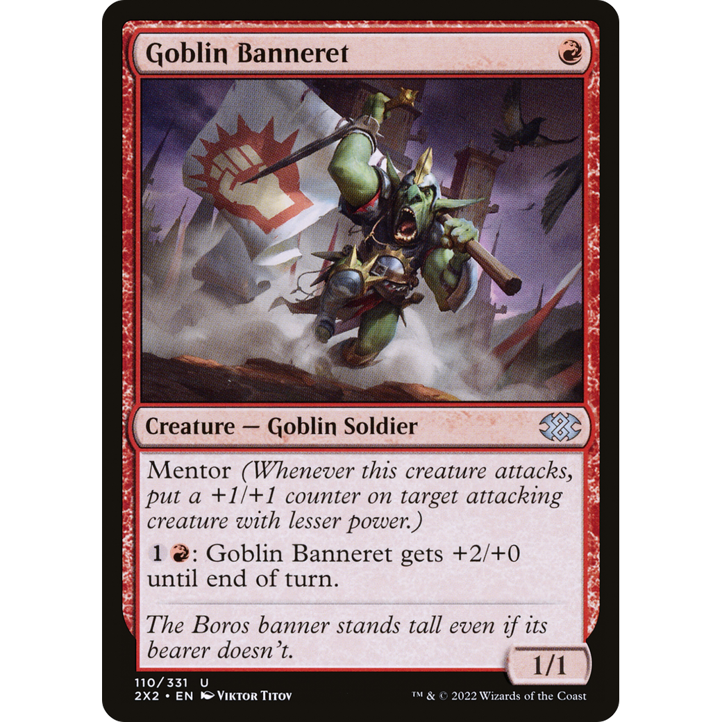 Goblin Banneret (2X2-110) - Double Masters 2022