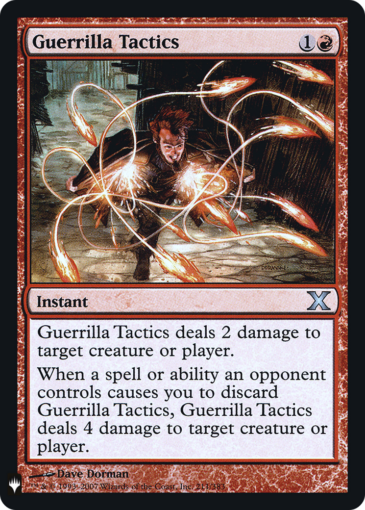 Guerrilla Tactics (LIST-211) - The List Foil