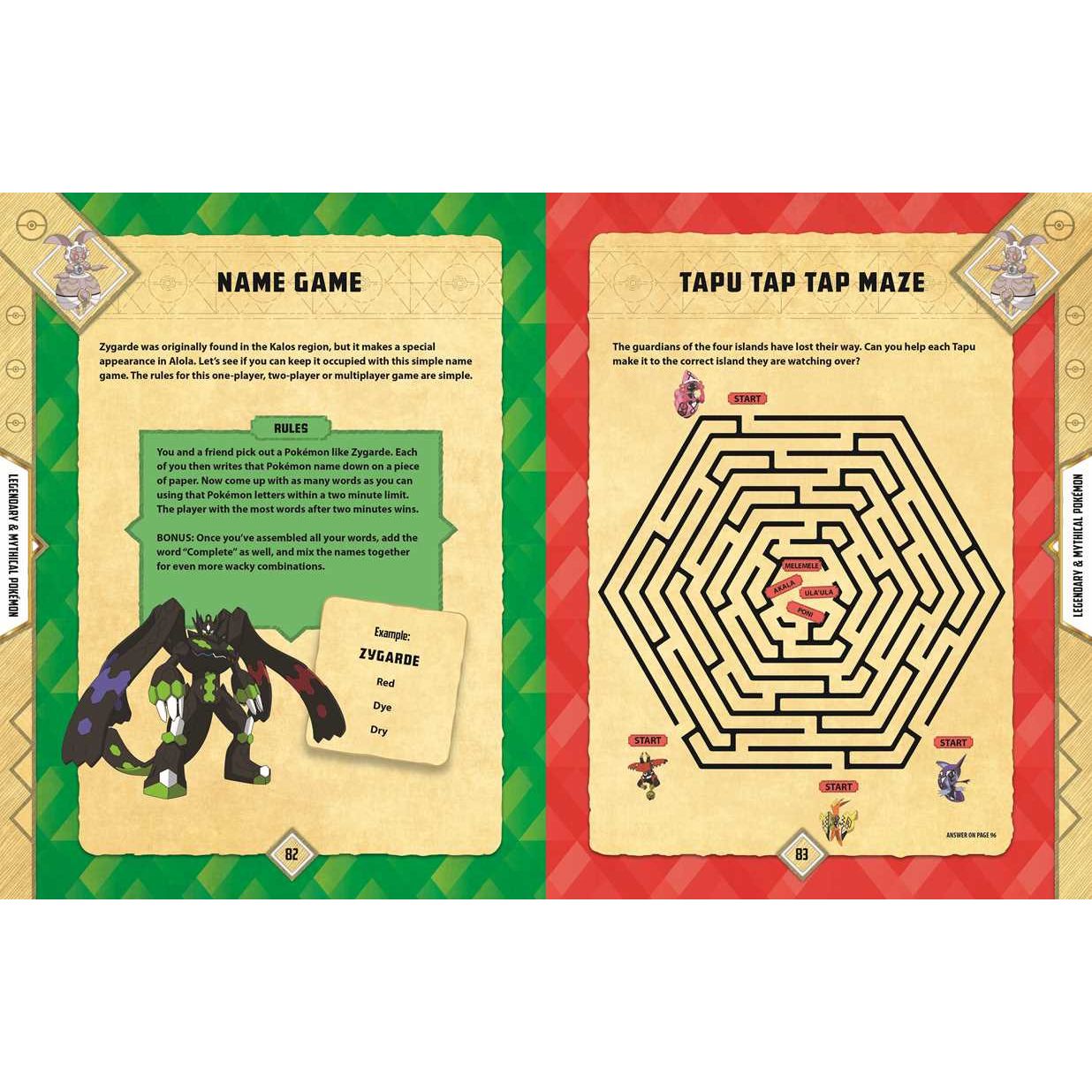 Pokémon Alola Region Activity Book by Lawrence Neves: Paperback; 108 pages / English