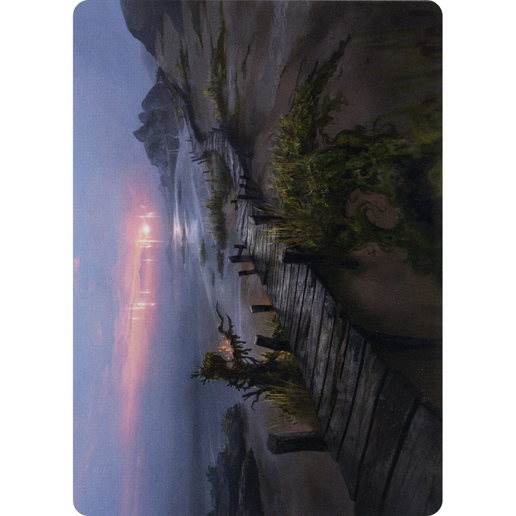 Deserted Beach // Deserted Beach (AMID-071) - Midnight Hunt Art Series (Borderless)