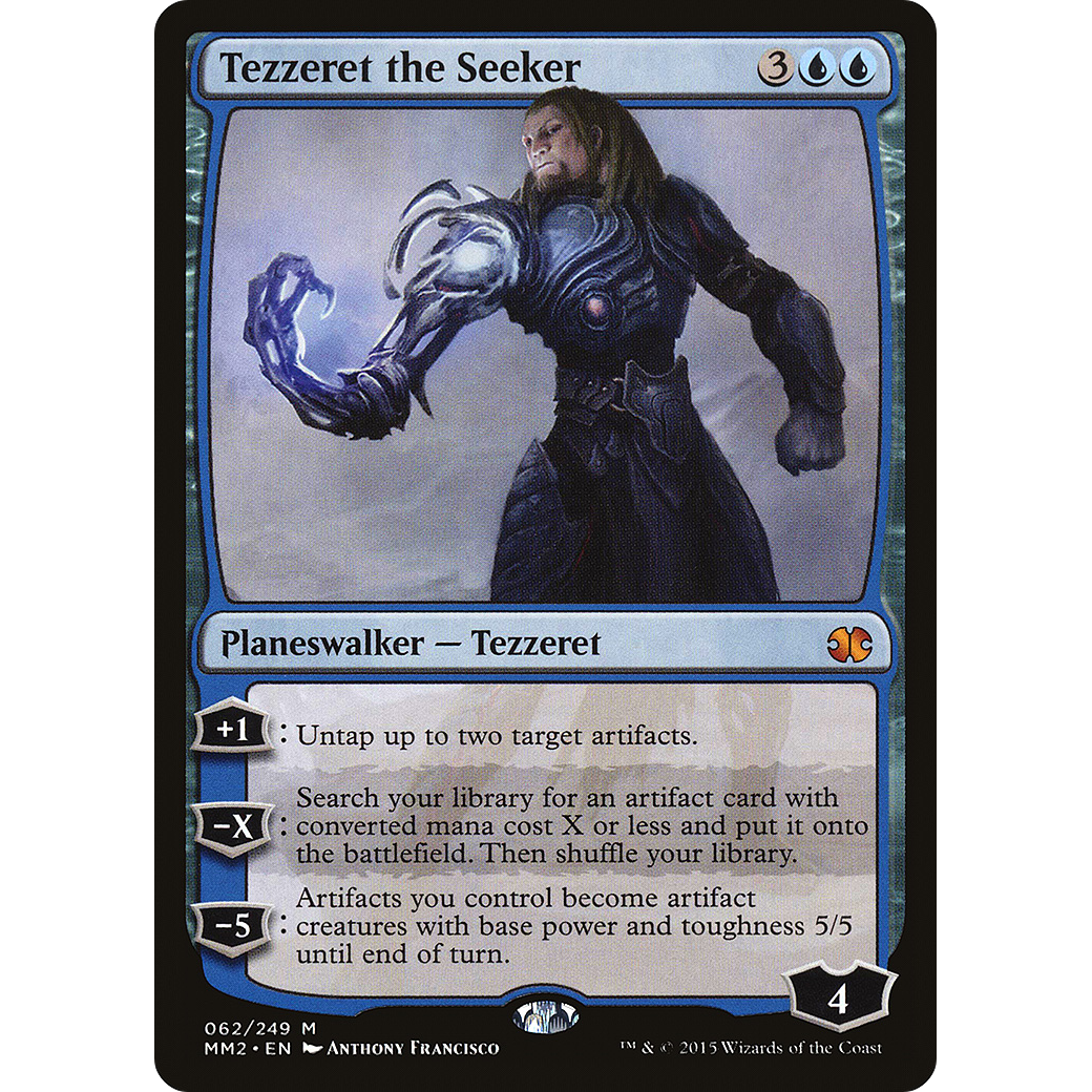 Tezzeret the Seeker (MM2-062) - Modern Masters 2015 Foil