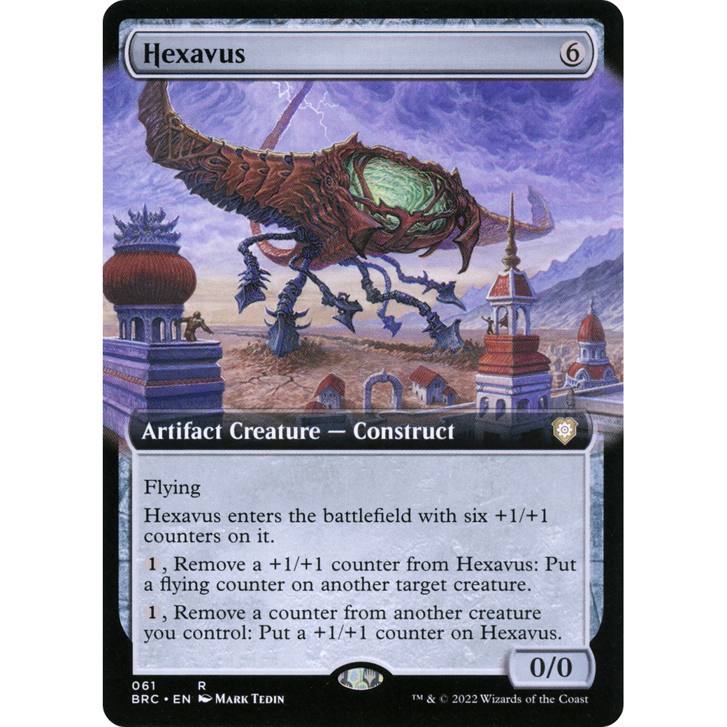 Hexavus (Extended Art) (BRC-061) - The Brothers' War Commander: (Extended Art)