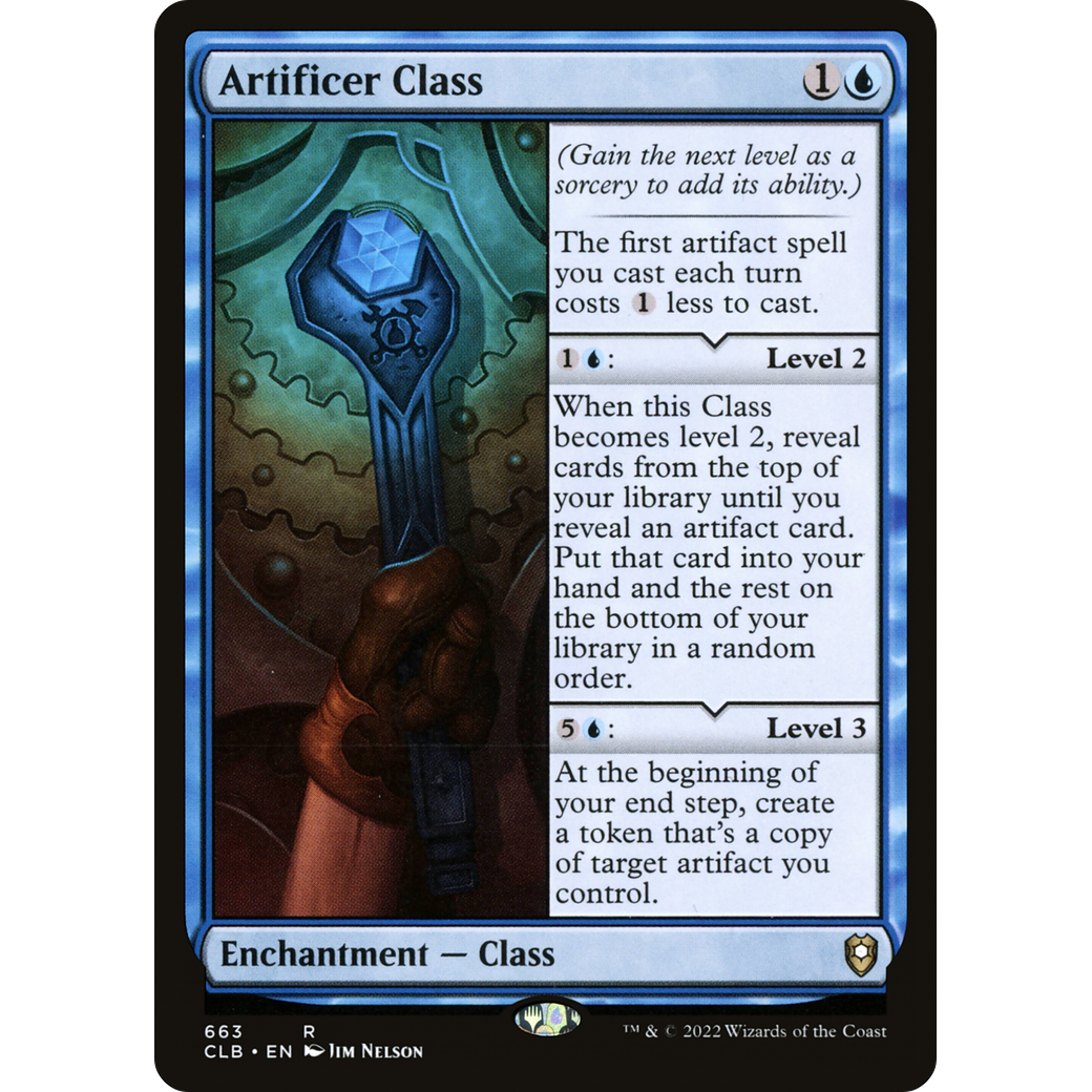 Artificer Class (CLB-663) - Commander Legends: Battle for Baldur's Gate
