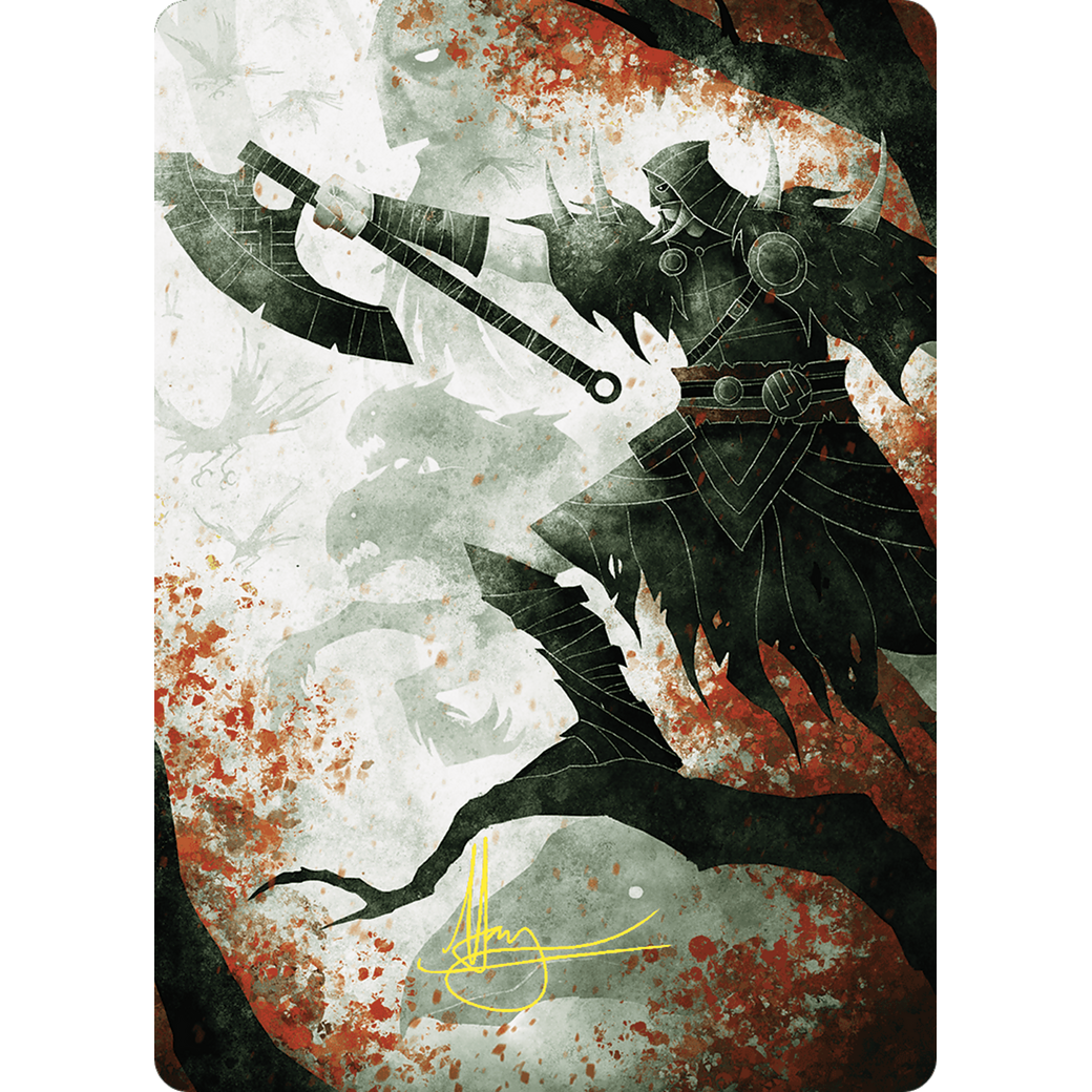 Garruk's Uprising // Garruk's Uprising (AWOE-072) - Wilds of Eldraine Art Series (Borderless)