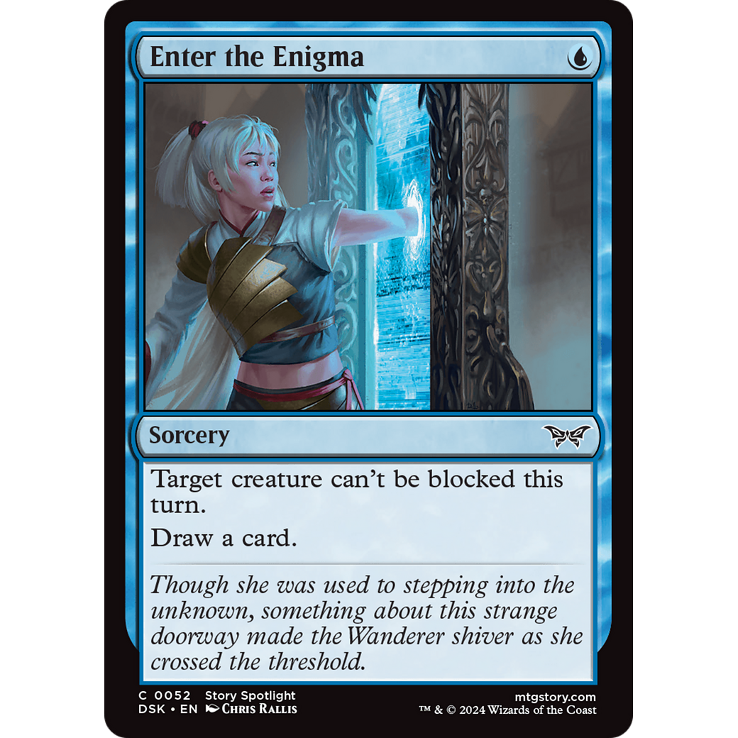 Enter the Enigma (DSK-052) - Duskmourn: House of Horror Foil